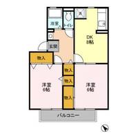 茨城県土浦市木田余東台4(アパート)の賃貸物件の間取り