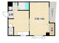 大阪府大阪市旭区赤川3(マンション)の賃貸物件の間取り