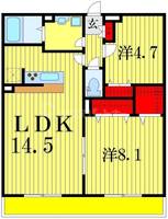 東京都葛飾区東四つ木1(アパート)の賃貸物件の間取り
