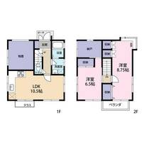 神奈川県鎌倉市由比ガ浜2(一戸建)の賃貸物件の間取り