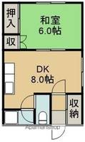 コーポみなとの間取り