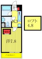 ローズベイ弥生の間取り