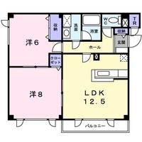 パークハイツ612の間取り