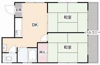大阪府高槻市城南町2(マンション)の賃貸物件の間取り
