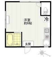 ハイツ皐月の間取り