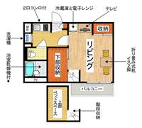 大阪府東大阪市長堂3(マンション)の賃貸物件の間取り