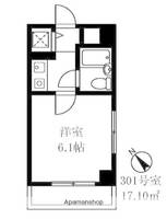 神奈川県横浜市神奈川区白幡向町(マンション)の賃貸物件の間取り