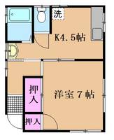 コーポレーヌの間取り