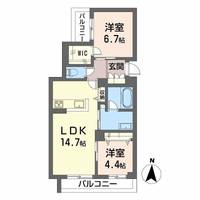 物件の間取り画像