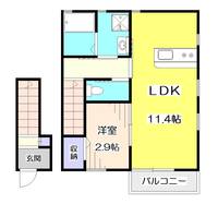東京都練馬区石神井町2(アパート)の賃貸物件の間取り