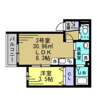 埼玉県ふじみ野市大原1(アパート)の賃貸物件の間取り