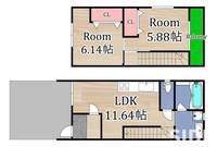 大阪府大阪市鶴見区放出東1(一戸建)の賃貸物件の間取り