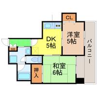 愛知県名古屋市東区東桜2(マンション)の賃貸物件の間取り