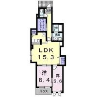 大阪府大阪市旭区清水3(アパート)の賃貸物件の間取り