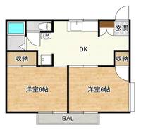 第二市ヶ谷ハイツ A・B・Cの間取り