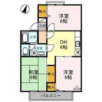 埼玉県上尾市向山1(アパート)の賃貸物件の間取り
