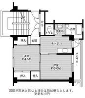 ビレッジハウス高木1号棟の間取り