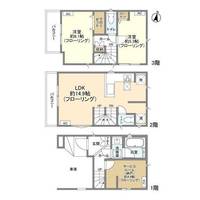 埼玉県さいたま市浦和区本太1(一戸建)の賃貸物件の間取り