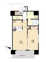 宮城県仙台市青葉区木町通2(マンション)の賃貸物件の間取り