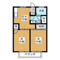 東京都国立市富士見台1(アパート)の賃貸物件の間取り