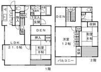 神奈川県川崎市高津区下作延1(一戸建)の賃貸物件の間取り