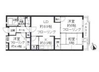 東京都八王子市別所1(マンション)の賃貸物件の間取り