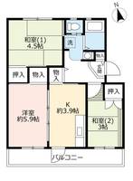 UR新多聞の間取り