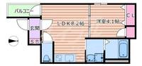 大阪府吹田市内本町3(アパート)の賃貸物件の間取り