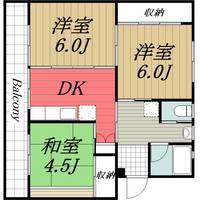 千葉県成田市吾妻2(マンション)の賃貸物件の間取り