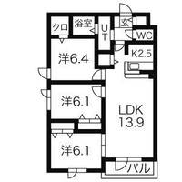 白南ハイツ8の間取り