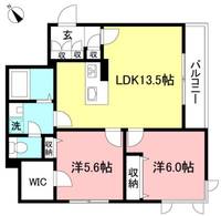 神奈川県川崎市多摩区中野島4(マンション)の賃貸物件の間取り