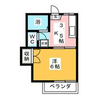 コーポアベの間取り