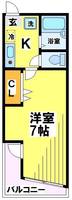 東京都世田谷区北烏山2(マンション)の賃貸物件の間取り