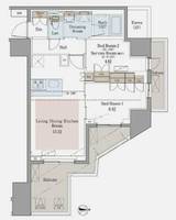 東京都八王子市寺町(マンション)の賃貸物件の間取り