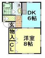 シャトレ―植松A棟の間取り