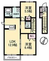 物件の間取り画像