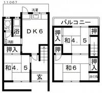 大阪府羽曳野市島泉4(一戸建)の賃貸物件の間取り