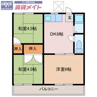 物件の間取り画像