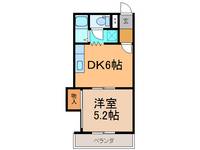 コーポラス魁Aの間取り