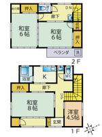 物件の間取り画像