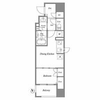 東京都品川区東五反田5(マンション)の賃貸物件の間取り