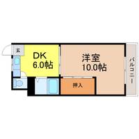 愛知県名古屋市千種区今池南(マンション)の賃貸物件の間取り