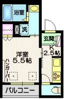 東京都目黒区下目黒3(マンション)の賃貸物件の間取り