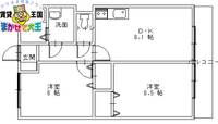 パレスリーガルの間取り
