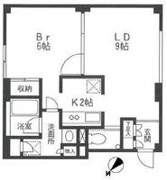 東京都目黒区八雲3(マンション)の賃貸物件の間取り