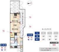 ZOOM信濃町の間取り