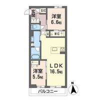シャーメゾンレジデンス夜明の間取り