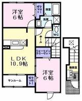 ラフレシールイーストの間取り