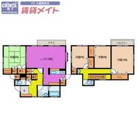 三重県津市南が丘2(一戸建)の賃貸物件の間取り