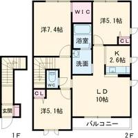 物件の間取り画像